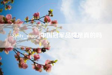 句容中国冠军品牌是真的吗