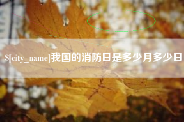 句容我国的消防日是多少月多少日