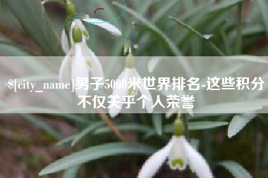 句容男子5000米世界排名-这些积分不仅关乎个人荣誉