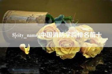 句容中国消防学院排名前十