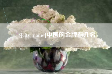 句容中国的金牌有几名