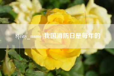 句容我国消防日是每年的