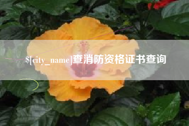 句容查消防资格证书查询