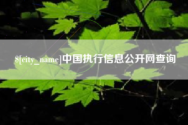 句容中国执行信息公开网查询