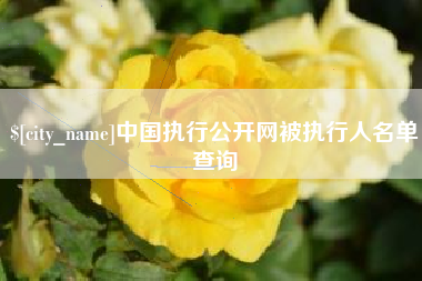 句容中国执行公开网被执行人名单查询