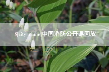 句容中国消防公开课回放