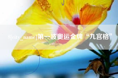 句容第一波奥运金牌“九宫格”