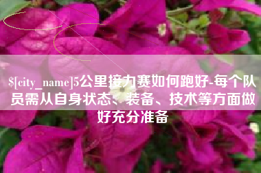 句容5公里接力赛如何跑好-每个队员需从自身状态、装备、技术等方面做好充分准备