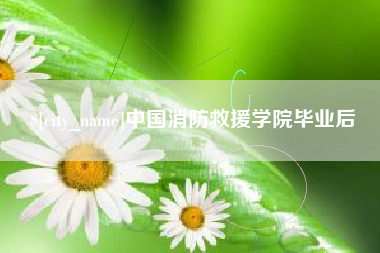句容中国消防救援学院毕业后
