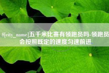 句容五千米比赛有领跑员吗-领跑员会按照既定的速度匀速前进