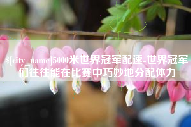 句容5000米世界冠军配速-世界冠军们往往能在比赛中巧妙地分配体力