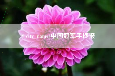句容中国冠军手抄报