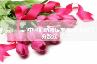 句容中国消防救援学院2021年招生分数线