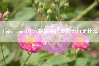 句容九宫格数字代表的五行是什么