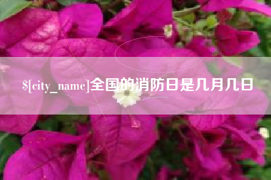句容全国的消防日是几月几日