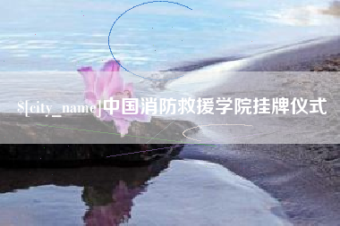 句容中国消防救援学院挂牌仪式