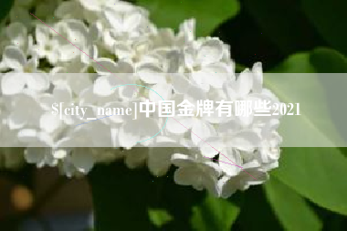 句容中国金牌有哪些2021